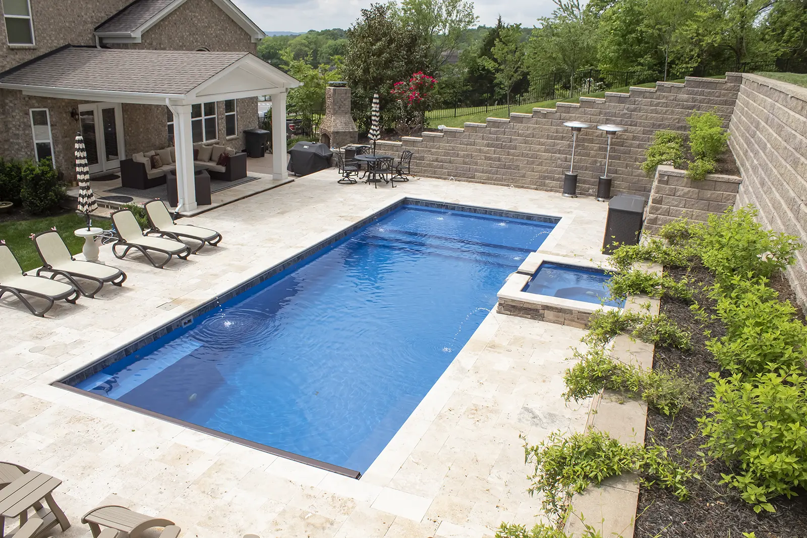 The Leisure Pools Pinnacle™ - from our fiberglass pool gallery