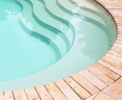 Diamond sand pool color for Leisure Pools fiberglass swimming pools