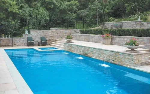 The Ultimate fiberglass pool design by Leisure Pools