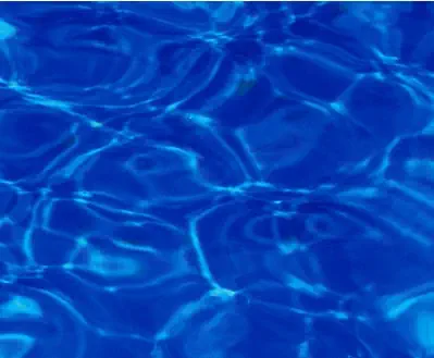Sapphire blue pool color for Leisure Pools fiberglass swimming pools