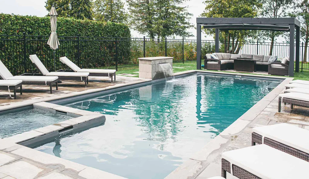 The Ultimate swimming pool in Silver grey- by Leisure Pools.