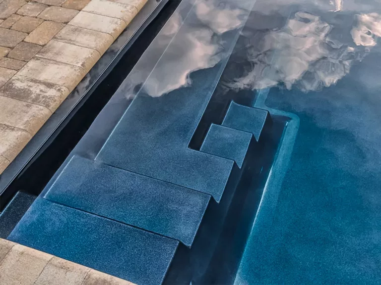 The aesthetic advantages of a black bottom pool